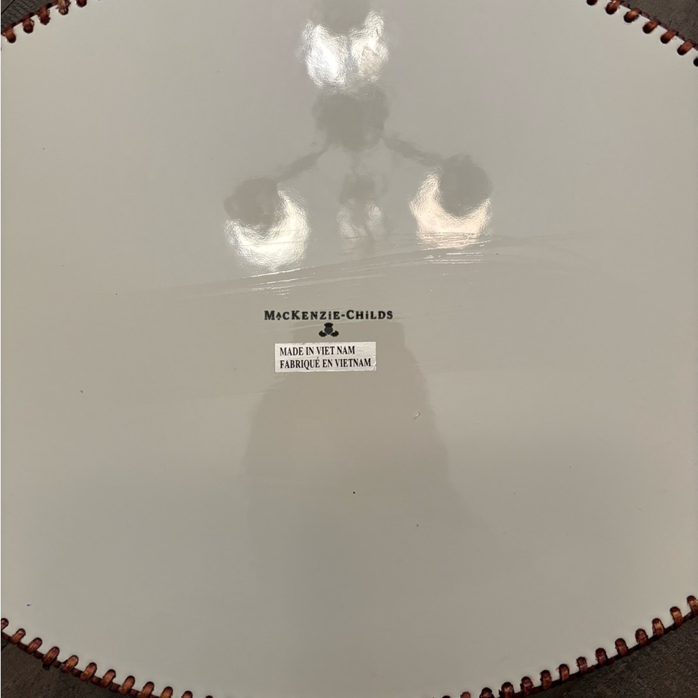 Mackenzie - Childs Rattan Serving Tray - Picture 3 of 5